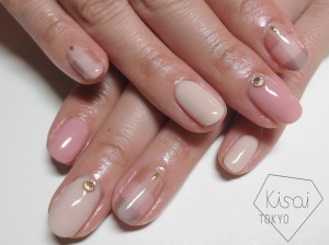 チェック柄ネイル