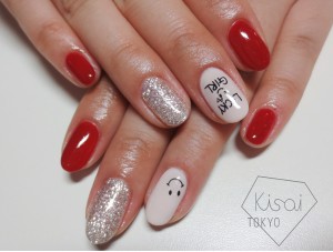 ニコちゃんネイル