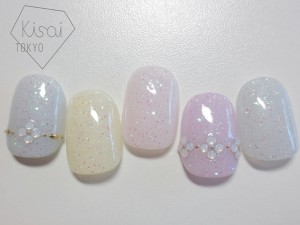 パステルラメネイル