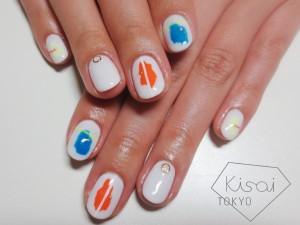 白ネイル